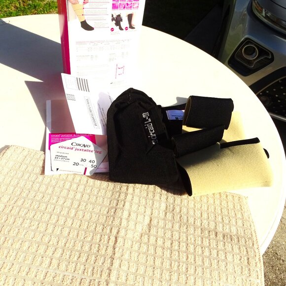 Medi Compression Stockings HD Lower Leg Med Short  CJL3S002 Circaid Juxtalite - Picture 5 of 7